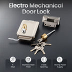 Robust Electro Mechanical Door Lock , 1+ 1 Lock Bolt