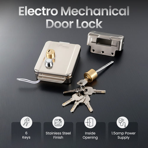Robust Electro Mechanical Door Lock , 1+ 1 Lock Bolt