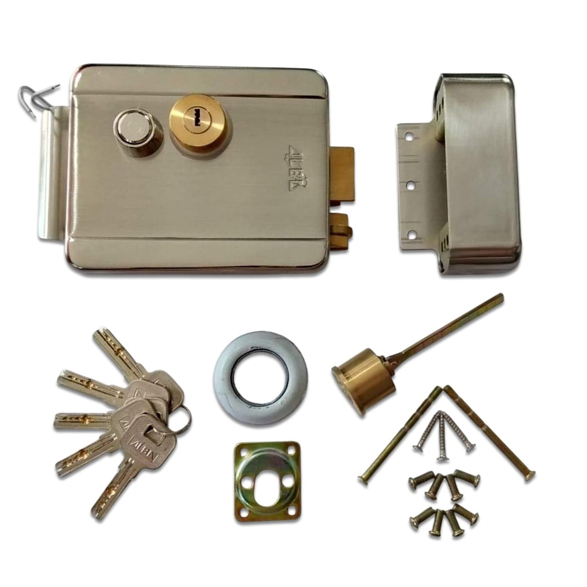 Robust Electro Mechanical Door Lock , 1+ 1 Lock Bolt – albaurmetindia