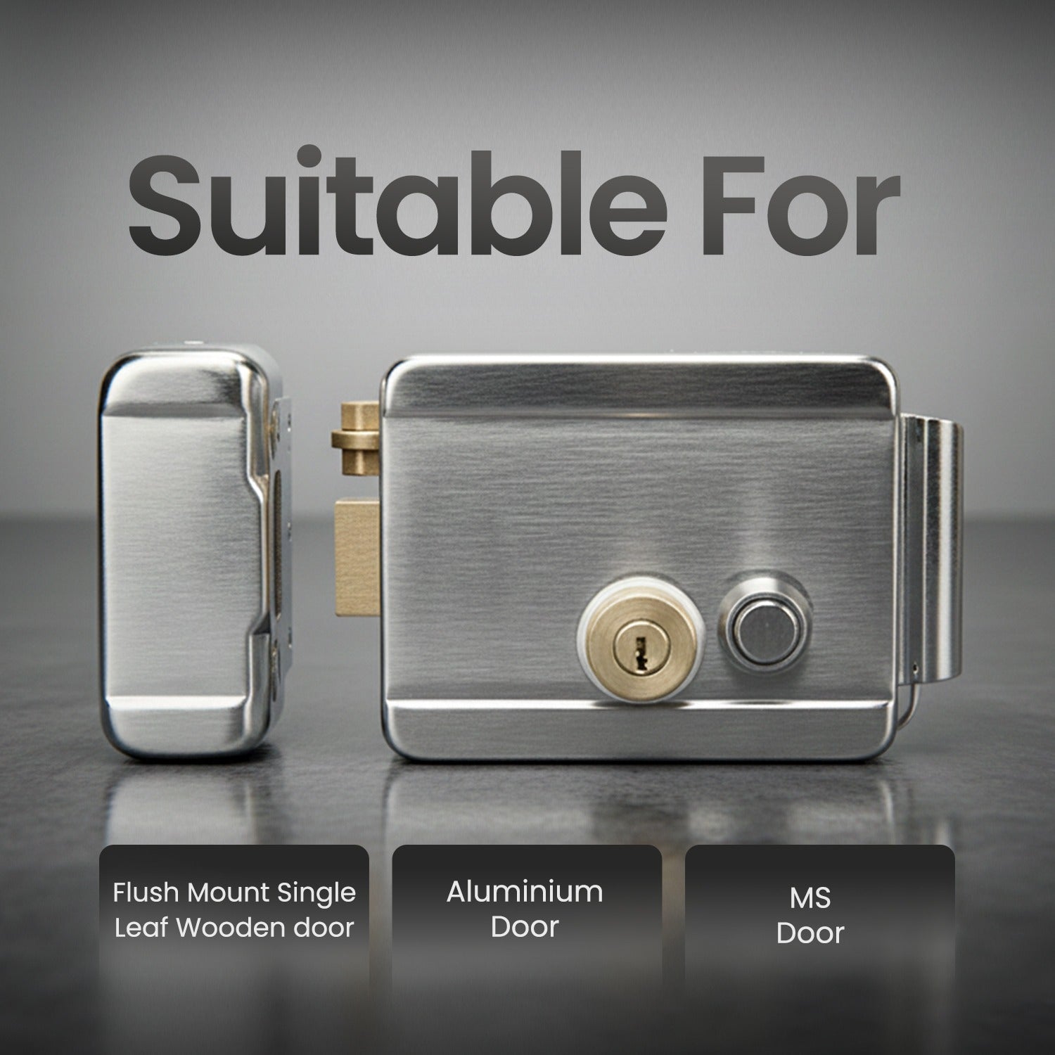 Robust Electro Mechanical Door Lock , 1+ 1 Lock Bolt