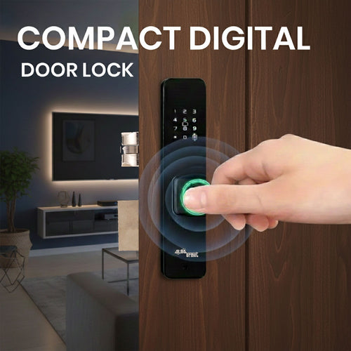 Compact Digital Door lock , 6 in 1 Access Modes , 1+ 1 Lock Bolt
