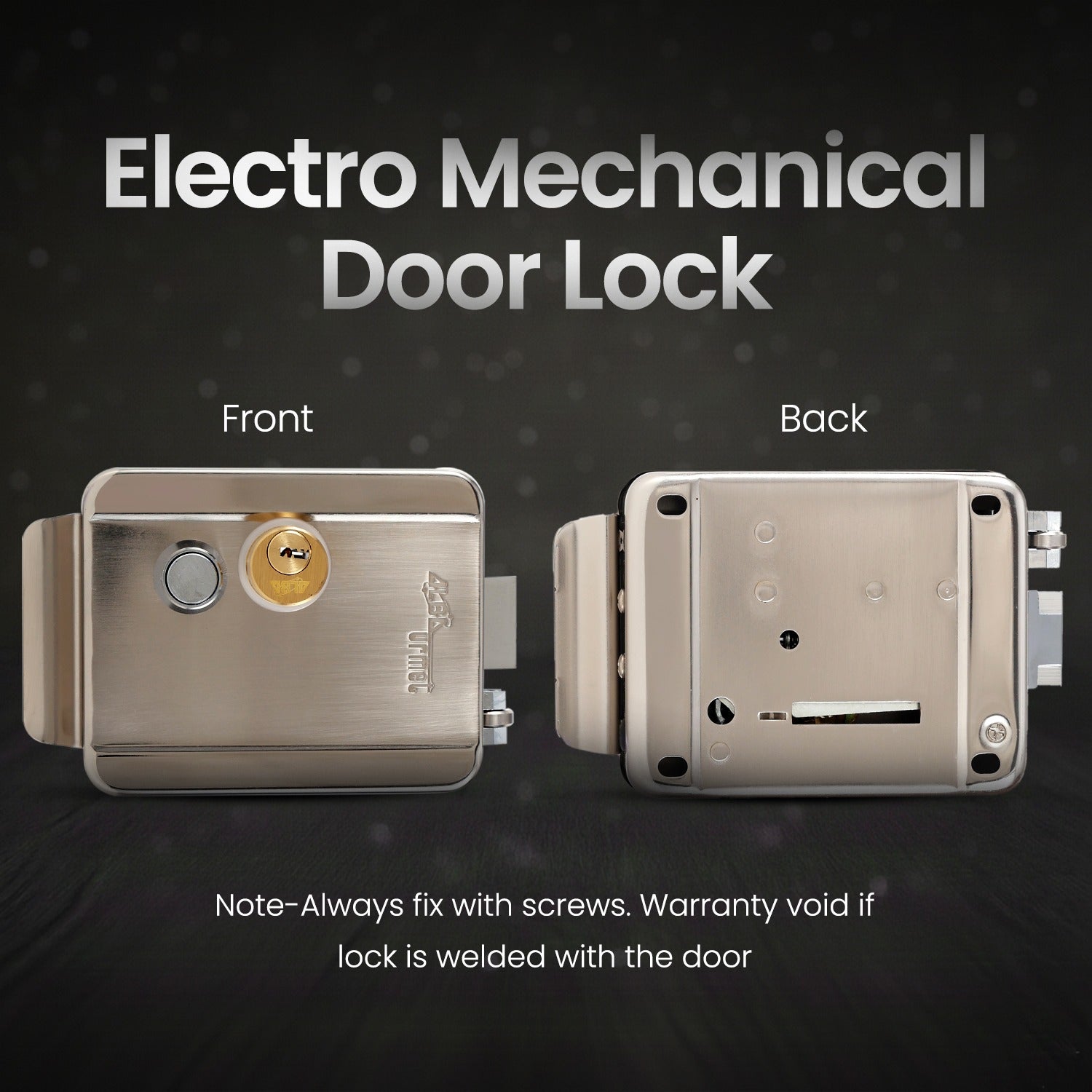 Robust Electro Mechanical Door Lock , 1+ 1 Lock Bolt