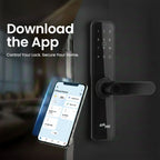 Compact Digital Door lock , 6 in 1 Access Modes , 1+ 1 Lock Bolt