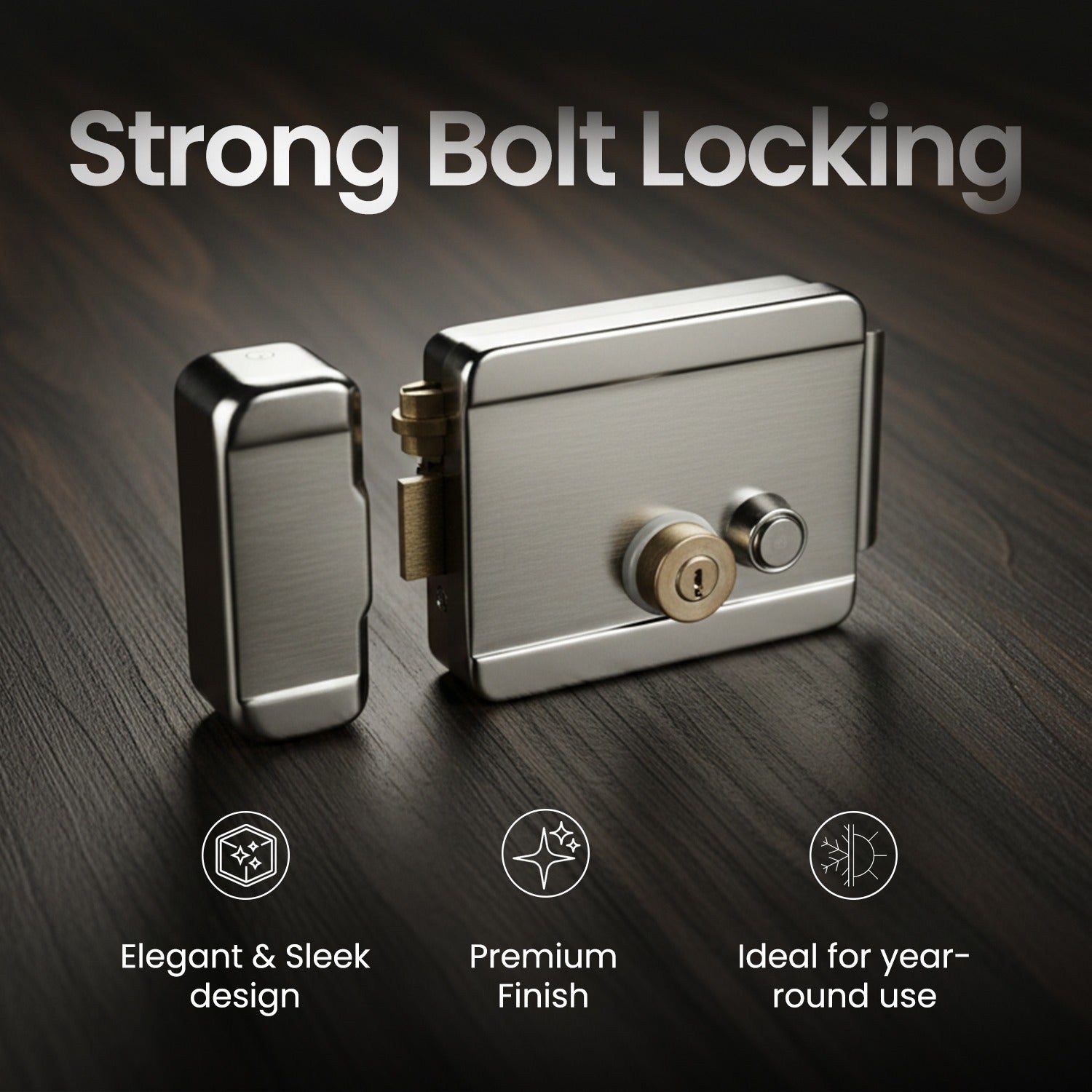 Robust Electro Mechanical Door Lock , 1+ 1 Lock Bolt